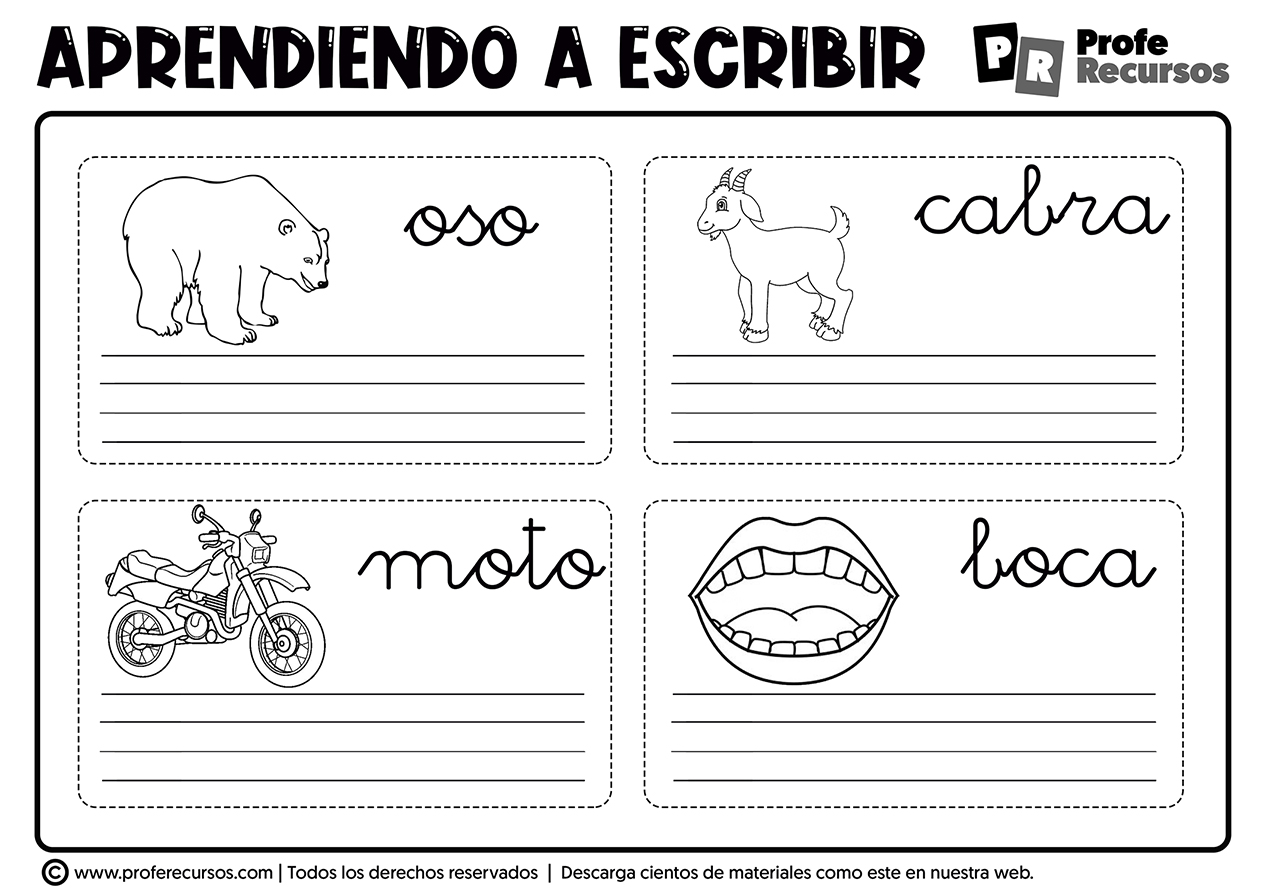 Actividades para aprender a leer y escribir