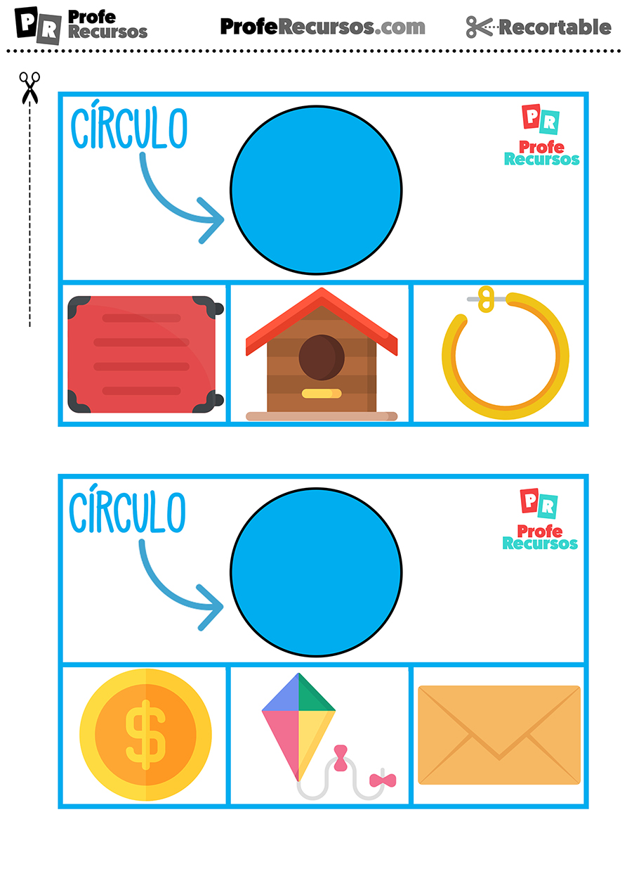 Comparar formas geometricas para niños