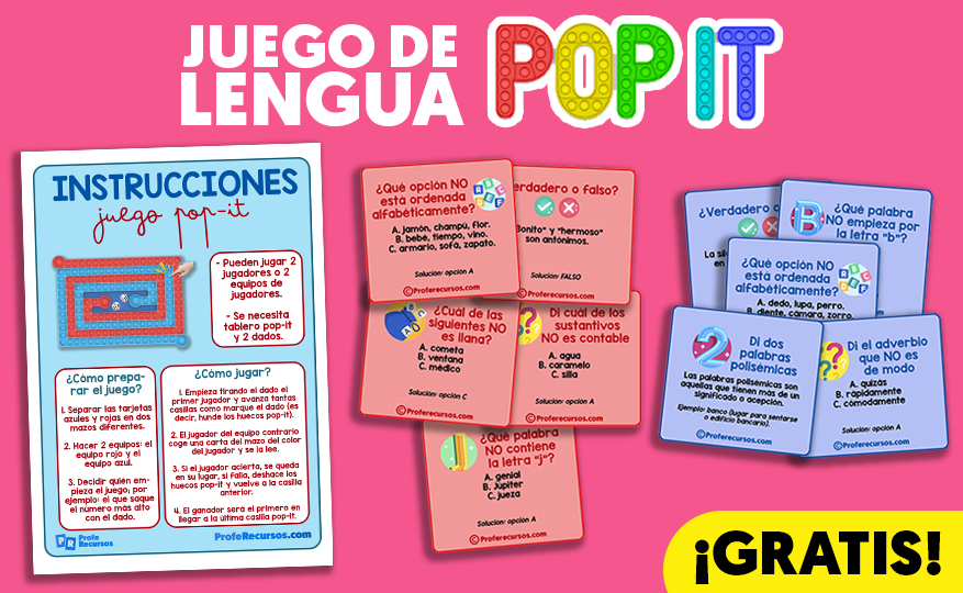 Juego de lengua para niños