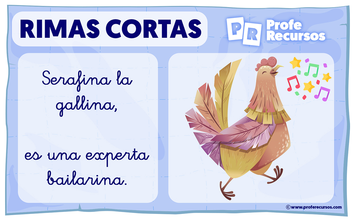 Rimas cortas de animales para niños